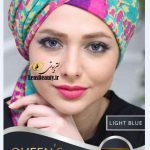 لنز رنگی فصلی سولکو کویینز light blue