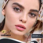 لنز رنگی سالانه پرتی آیز مارشال brown 3