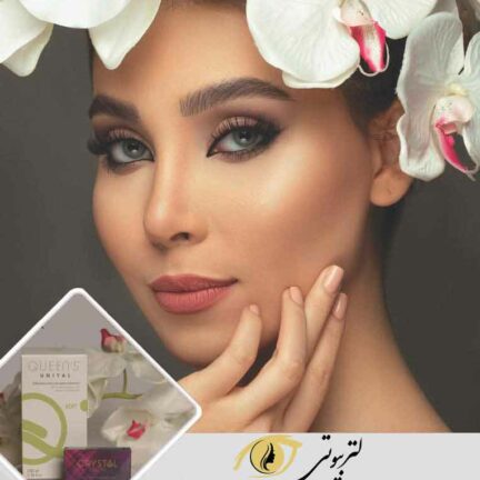 لنز رنگی فصلی ژلفلکس کریستال honey blue