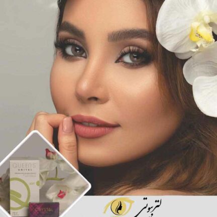 لنز رنگی فصلی ژلفلکس کریستال peanut brown