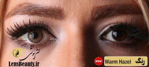 لنز رنگی فوکسون وارم هازلwarm hazel