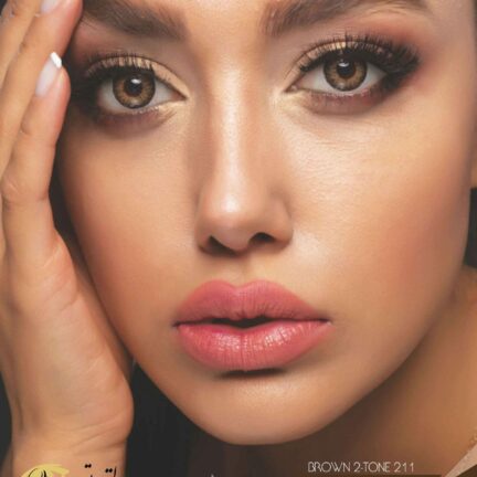 لنز رنگی رینبو brown 2 211