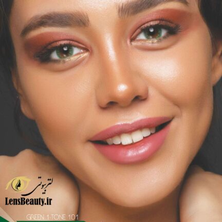 لنز رنگی رینبو green 1 101
