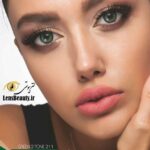 لنز رنگی رینبو green 2 211