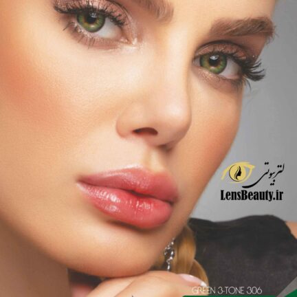 لنز رنگی رینبو green 3 306