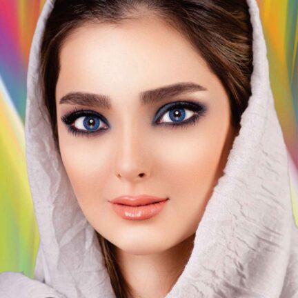لنز رنگی فرشلوک true saphier