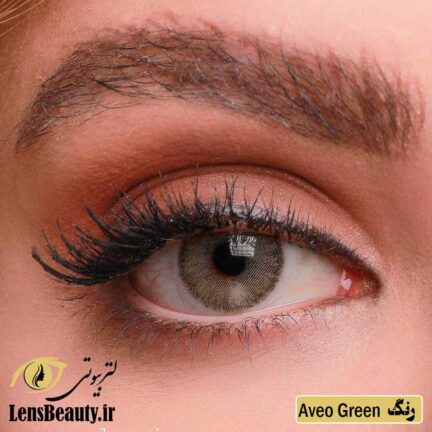 لنز رنگی سالانه جمستون لاکچری کلاسیک aveo green