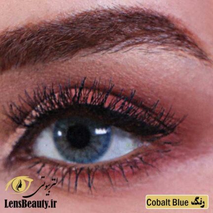 لنز رنگی سالانه جمستون لاکچری کول cobalt blue