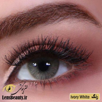 لنز رنگی سالانه جمستون لاکچری کول ivory white