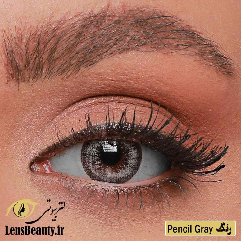 لنز رنگی سالانه جمستون لاکچری کلاسیک pencil gray