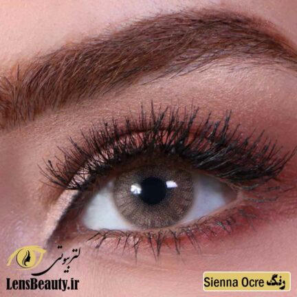 لنز رنگی سالانه جمستون لاکچری کول sienna ocre