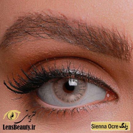 لنز رنگی سالانه جمستون لاکچری کول sienna ocre