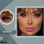 لنز رنگی لابلا exclusive blue
