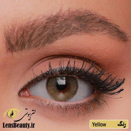 لنز رنگی سالانه جمستون لاکچری کلاسیک yellow