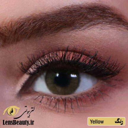 لنز رنگی سالانه جمستون لاکچری کلاسیک yellow