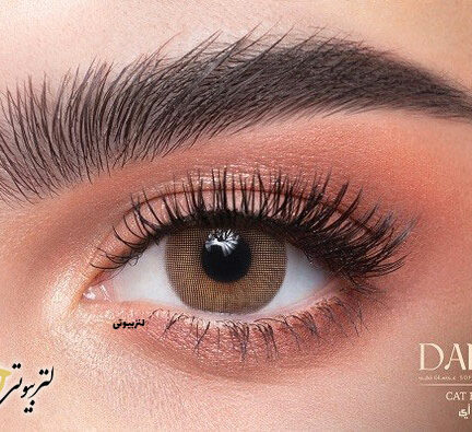 لنز دهب رنگ کت آی cat eye