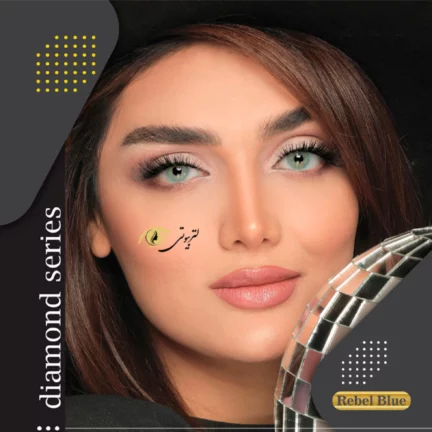 لنز آیس کالر رنگ ربل بلو