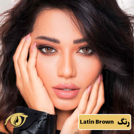 لنز لومینوس رنگ لاتین براون