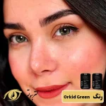 لنز رنگی فصلی رز رنگ Orkid Green