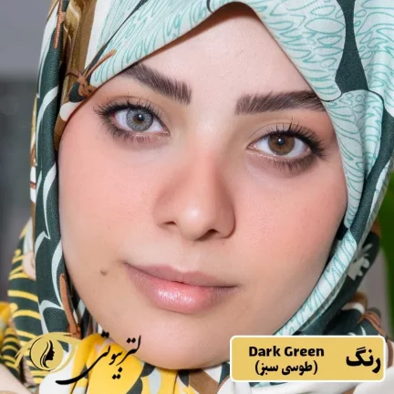 لنز لاسل رنگ طوسی سبز