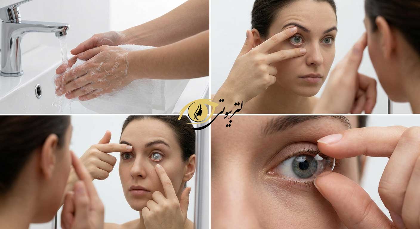 آموزش برداشتن لنز
