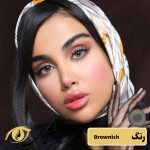 لنز کانفست رنگ brownish