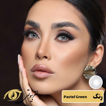 لنز کانفست رنگ pastel green