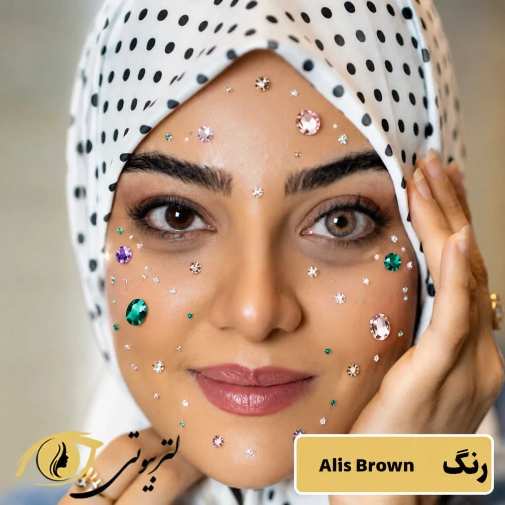 لنز رز رنگ آلیس براون